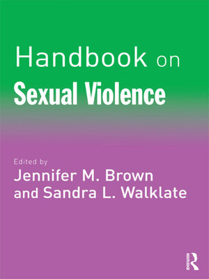 cover image of Handbook on Sexual Violence